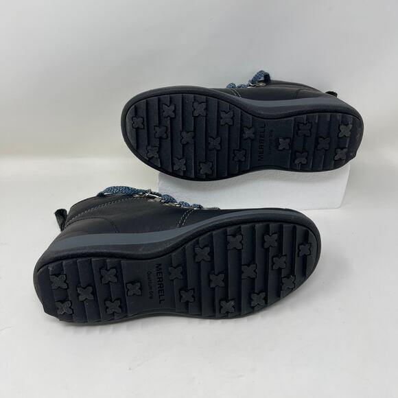 Merrell Womens Snowcreek Lace Boots Round Toe Waterproof‎ J002012 Black Size 5 - Picture 3 of 7